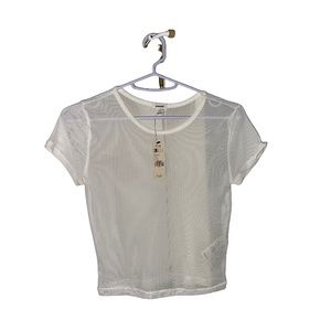 Garage Top, White Mesh